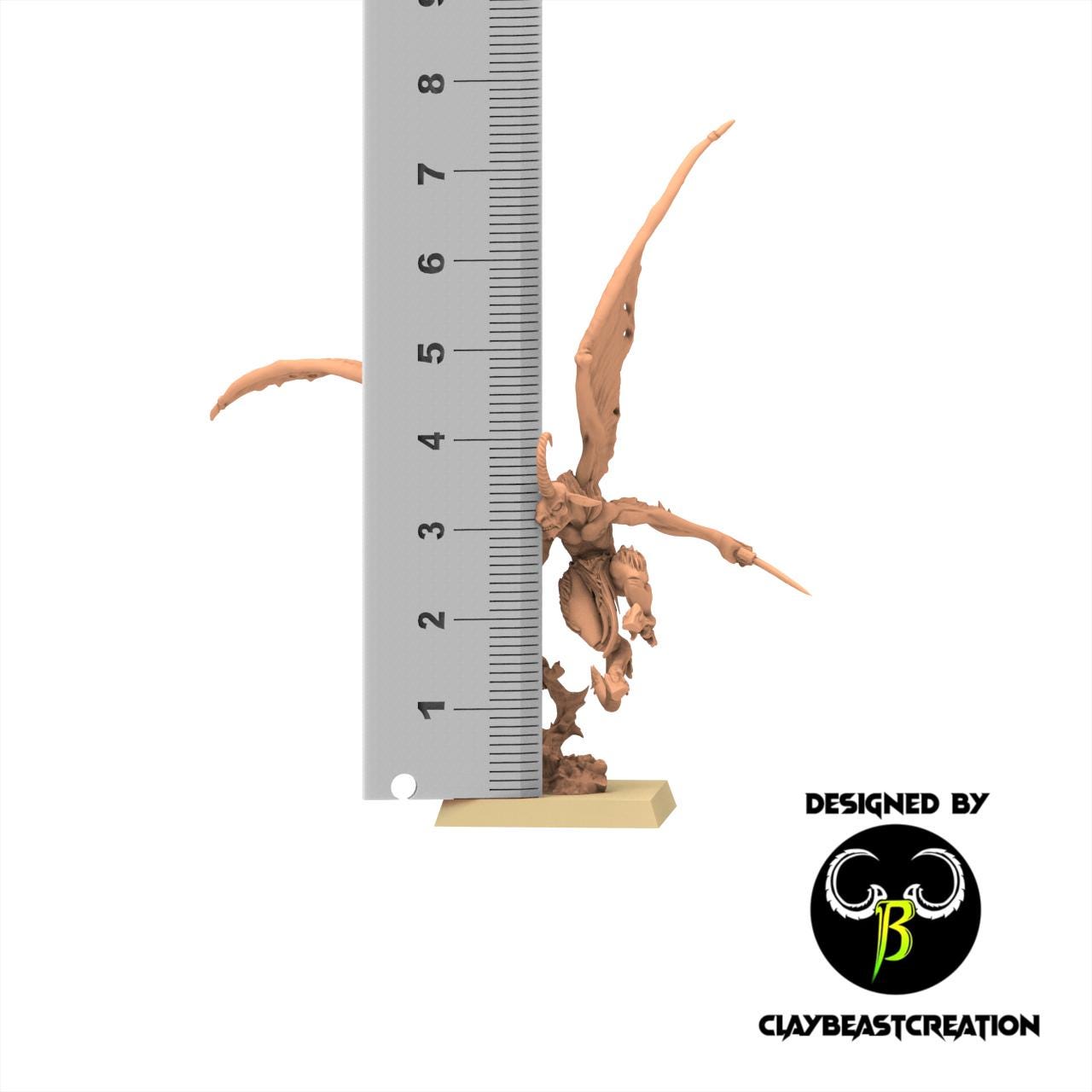 Beastmen - Harpies - Fallen Beast - ClayBeastCreation