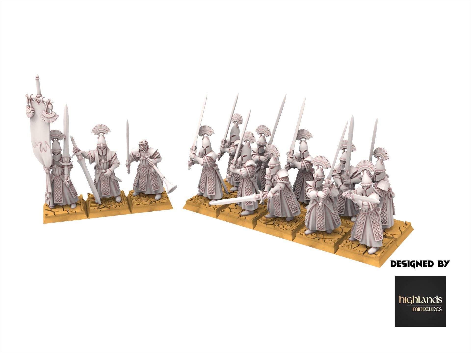 Hight Elves - Sword of Messara - Aegean - Highlands Miniatures