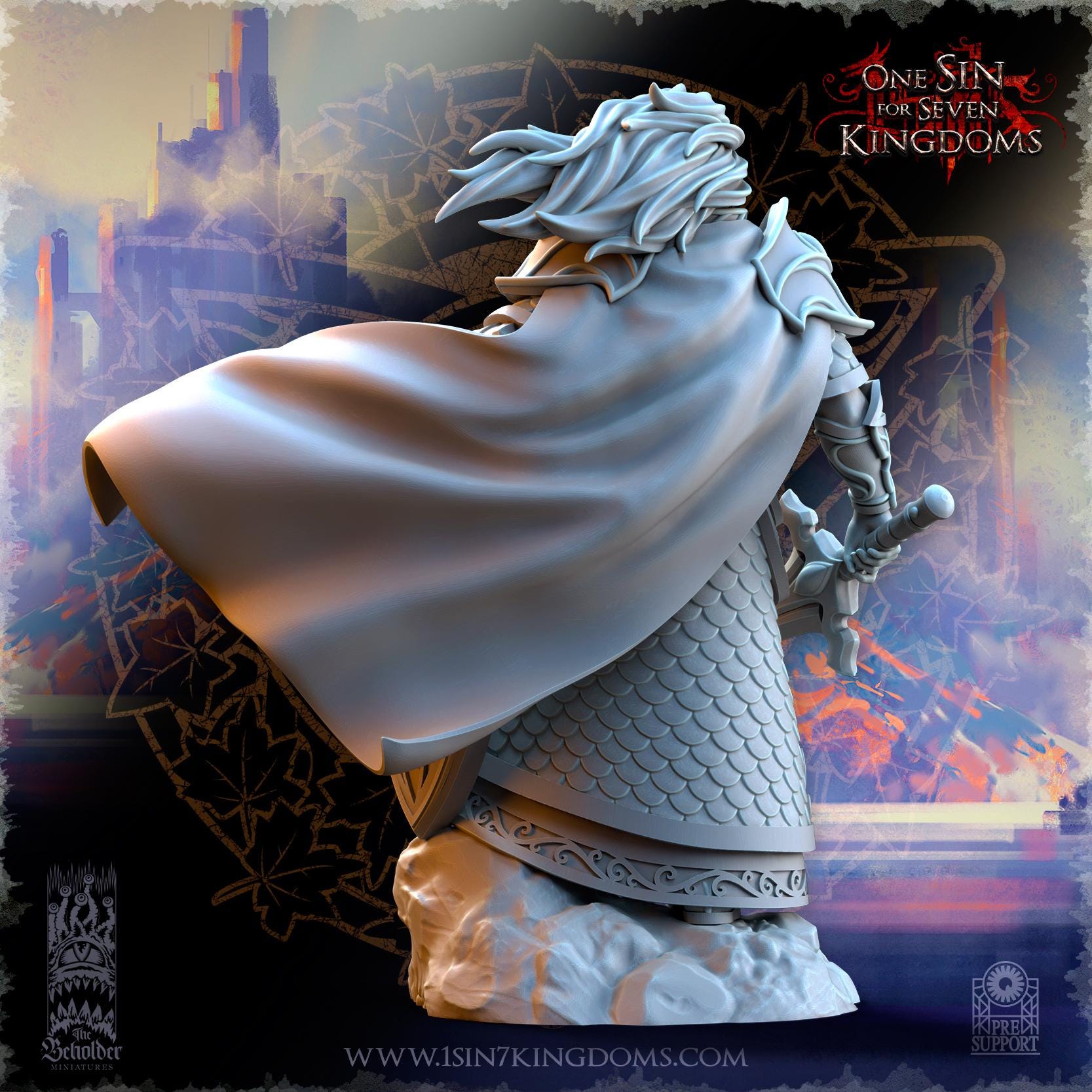 Hight Elves - Commander Polomhir - Silvermoor - The Beholder Miniatures