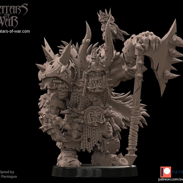 Orc & Goblin - Orcs Warlords - 28/32mm scale - Avatar of War