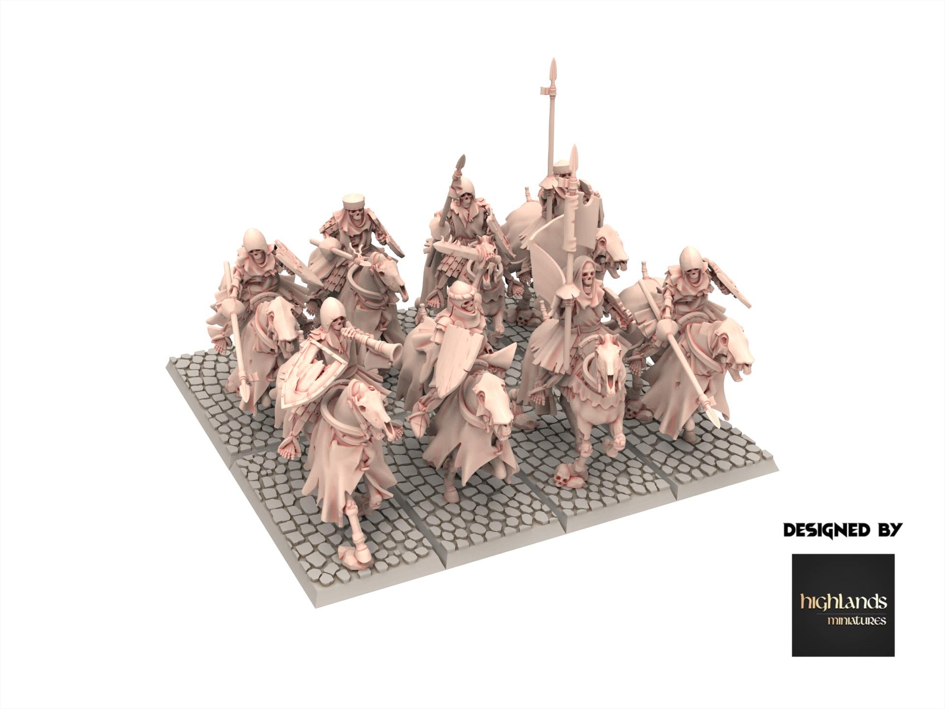 Undead - Skeletons Cavalry - Transilvanya - Highlands Miniatures