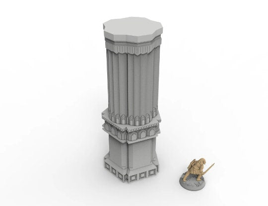 Dwarf mine pillars & stelae usable for lord with the rings, fantasy wargame ... V17-22