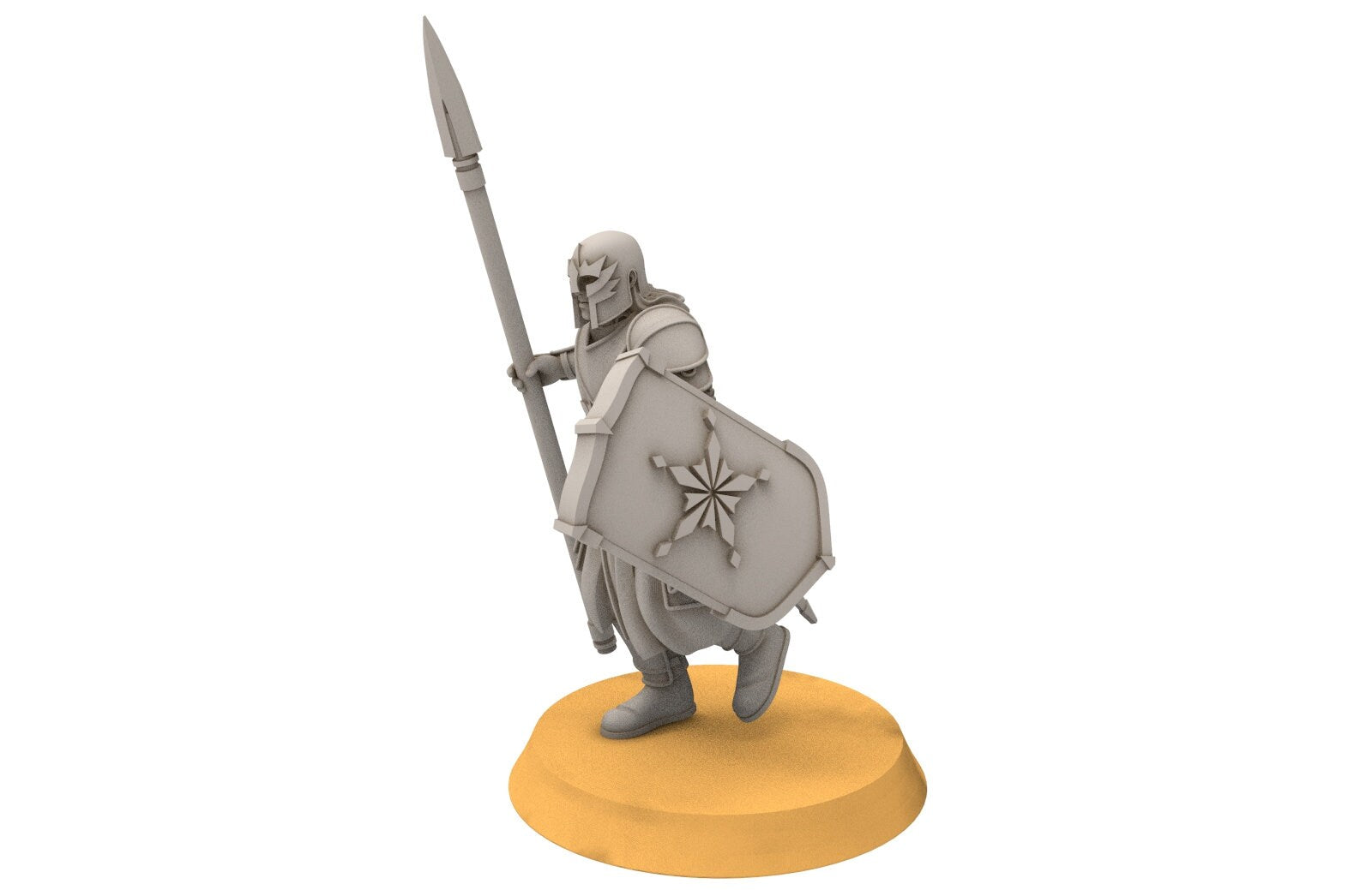 Ornor - spearmen of the Lost Kingdom of the North, Dune Din, Misty Mountains, miniatures for wargame D&D, Lotr...