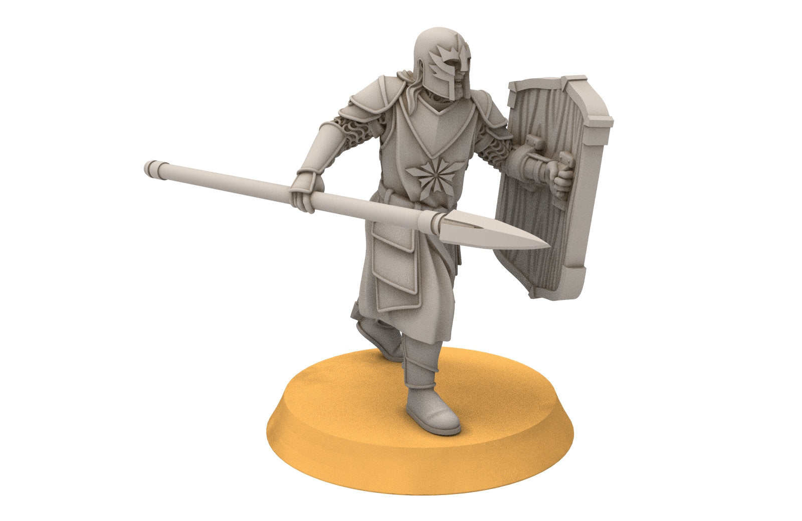 Ornor - spearmen of the Lost Kingdom of the North, Dune Din, Misty Mountains, miniatures for wargame D&D, Lotr...