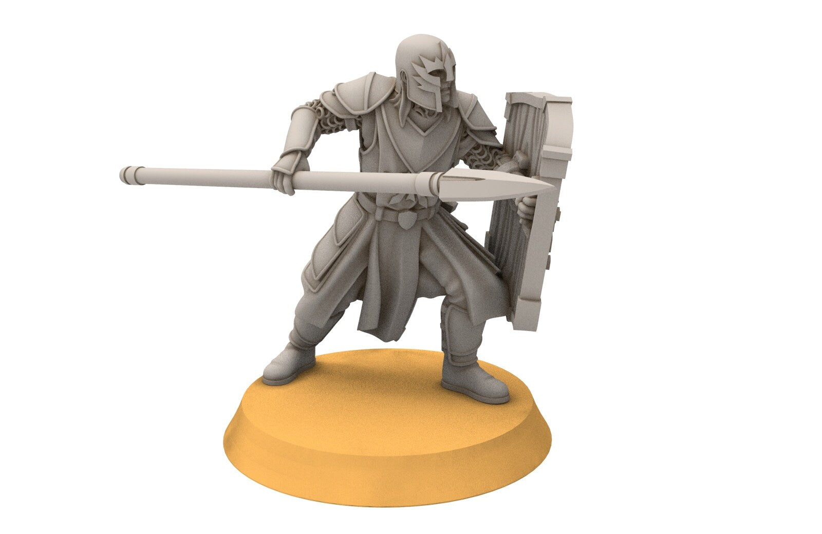 Ornor - spearmen of the Lost Kingdom of the North, Dune Din, Misty Mountains, miniatures for wargame D&D, Lotr...