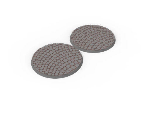 Civil - Lot of 25mm to 64mm round bases & textures usable for Oldhammer, saga, age of sigmar, confrontation, wargame...