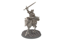 Load image into Gallery viewer, Ornor - Aethelion, King of the Lost Kingdom of the North, Dune Din, Misty Mountains, miniatures for wargame D&amp;D, Lotr...
