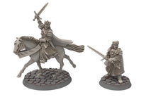 Load image into Gallery viewer, Ornor - Aethelion, King of the Lost Kingdom of the North, Dune Din, Misty Mountains, miniatures for wargame D&amp;D, Lotr...
