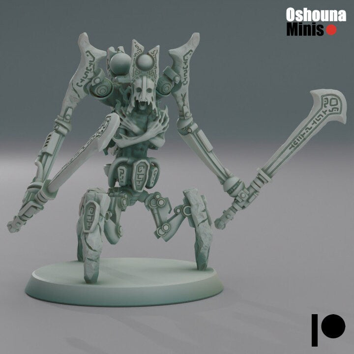 Doomed Empire - Tripod Guardian with spears, immortal legion, resurrect, silent king's army