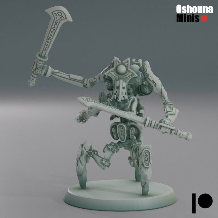 Doomed Empire - Tripod Guardian with spears, immortal legion, resurrect, silent king's army