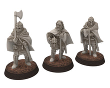 Load image into Gallery viewer, Vendel Era - Wulf, Iconic Hero Epic Warrior 7 century, miniatures 28mm, Infantry for wargame Historical Saga... Medbury miniature
