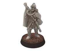 Load image into Gallery viewer, Vendel Era - Wulf, Iconic Hero Epic Warrior 7 century, miniatures 28mm, Infantry for wargame Historical Saga... Medbury miniature
