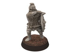 Load image into Gallery viewer, Vendel Era - Wulf, Iconic Hero Epic Warrior 7 century, miniatures 28mm, Infantry for wargame Historical Saga... Medbury miniature
