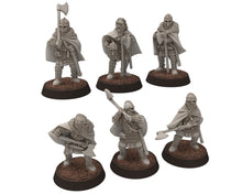 Load image into Gallery viewer, Vendel Era - Wulf, Iconic Hero Epic Warrior 7 century, miniatures 28mm, Infantry for wargame Historical Saga... Medbury miniature
