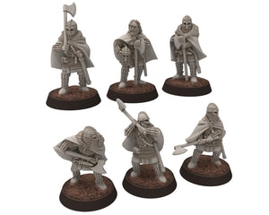 Vendel Era - Wulf, Iconic Hero Epic Warrior 7 century, miniatures 28mm, Infantry for wargame Historical Saga... Medbury miniature