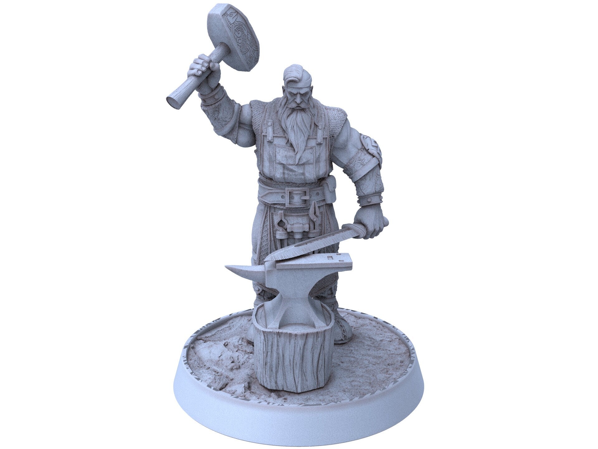 Vikings - Varg Firebrand - Northmen of the Howling Glacier, daybreak miniatures, for Wargames, Pathfinder, Dungeons & Dragons