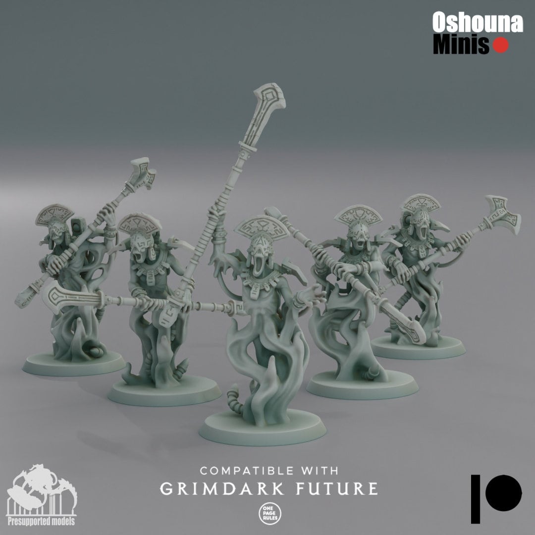 Doomed Empire - Guardians with Spear, immortal legion, resurrect, silent king's army