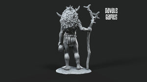 Orc horde - Blood-Handed Shaman, Orc warriors warband, Davale, Middle rings miniatures pour wargame D&D, Lotr...