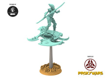 Load image into Gallery viewer, Dark City - Warriors on Dark Slicers, Prime Leader of The Obsessed Tortured warriors, Sadistic soldiers Dark eldar drow
