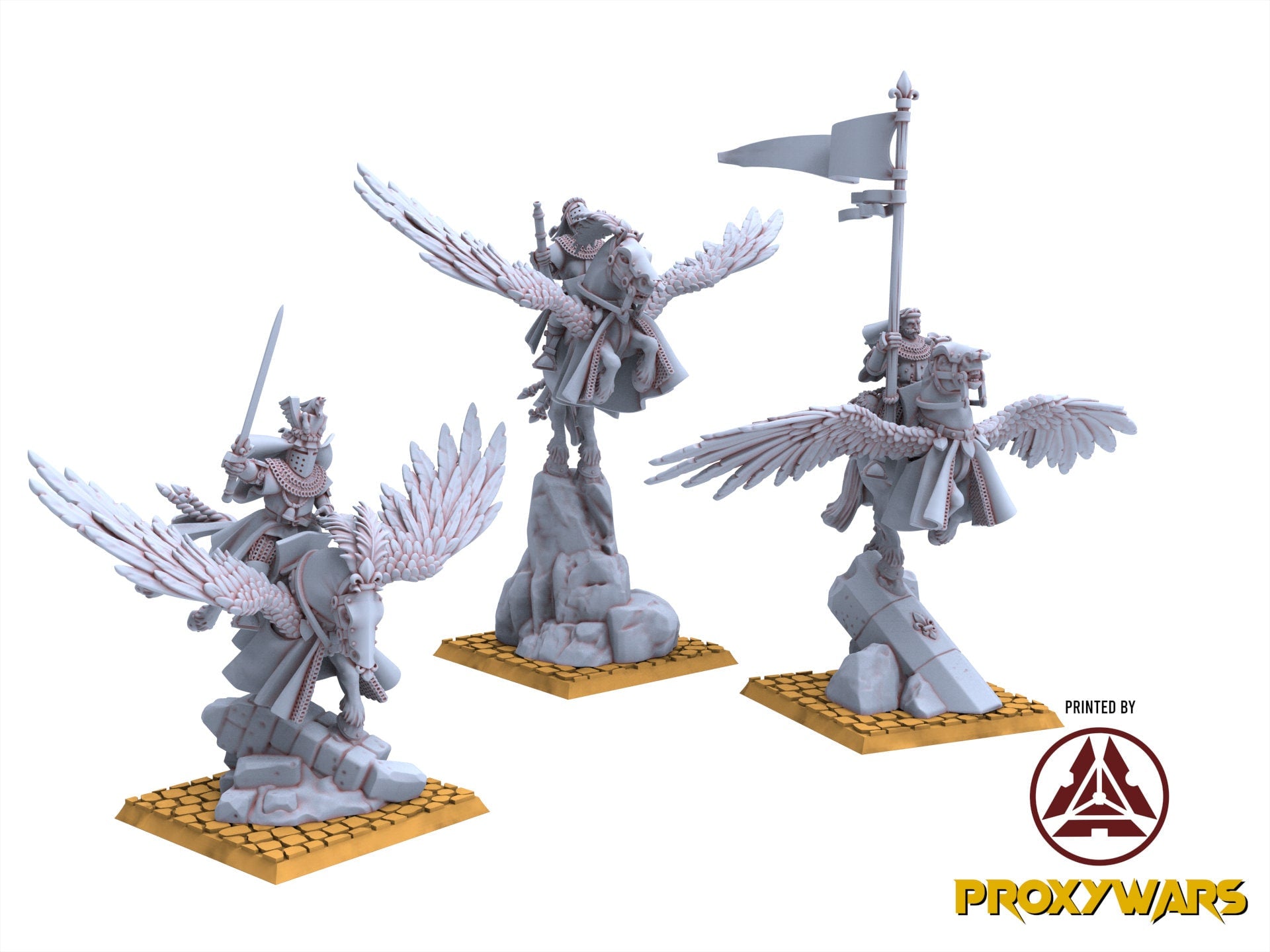 Arthurian Knights - Pegasus of Gallia, for Oldhammer, king of wars, 9th age