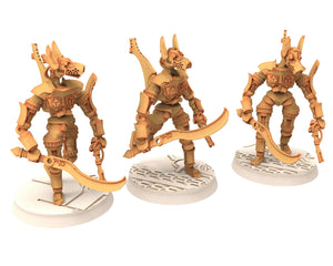 Shield Trackers, Cinan - Anubis - Akhet - Athyr : Assault, Battle Drone, space robot guardians of the Necropolis, Wargame Accessories