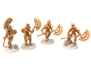 Shield Trackers, Cinan - Anubis - Akhet - Phaophi : Assault, Battle Drone, space robot guardians of the Necropolis, Wargame Accessories