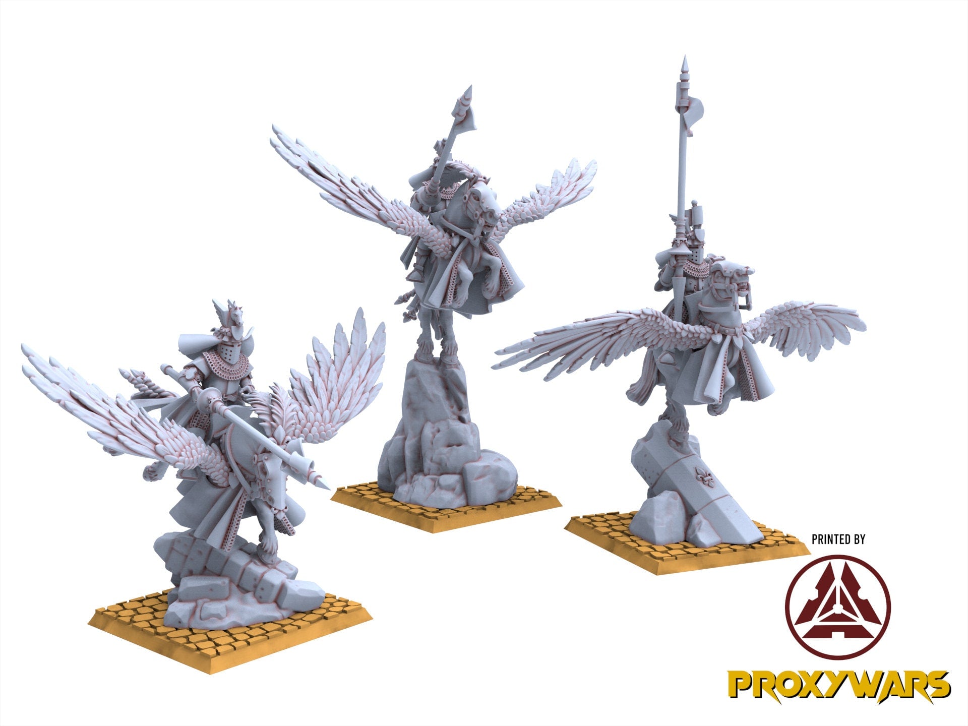 Arthurian Knights - Pegasus of Gallia, for Oldhammer, king of wars, 9th age
