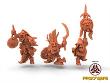 Load image into Gallery viewer, Cinan - Anubis - Chemou - Payni : Assault, Battle Drone, space robot guardians of the Necropolis, modular posable miniatures
