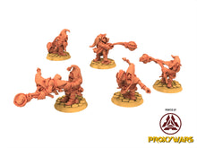 Load image into Gallery viewer, Cinan - Anubis - Chemou - Payni : Assault, Battle Drone, space robot guardians of the Necropolis, modular posable miniatures
