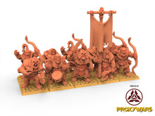 Load image into Gallery viewer, Cinan - Anubis - Chemou - Payni : Assault, Battle Drone, space robot guardians of the Necropolis, modular posable miniatures
