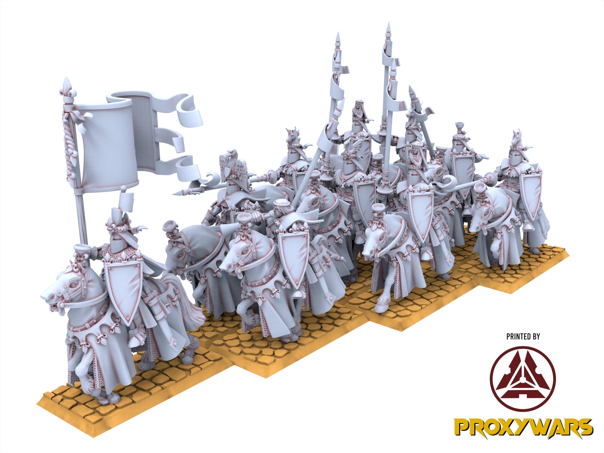 Arthurian Knights - Royal Knights of Gallia, for Oldhammer, king of wars, 9th age