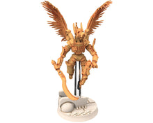 Load image into Gallery viewer, Cinan - Anubis - Akhet - Athyr : Assault, Battle Drone, space robot guardians of the Necropolis, modular posable miniatures
