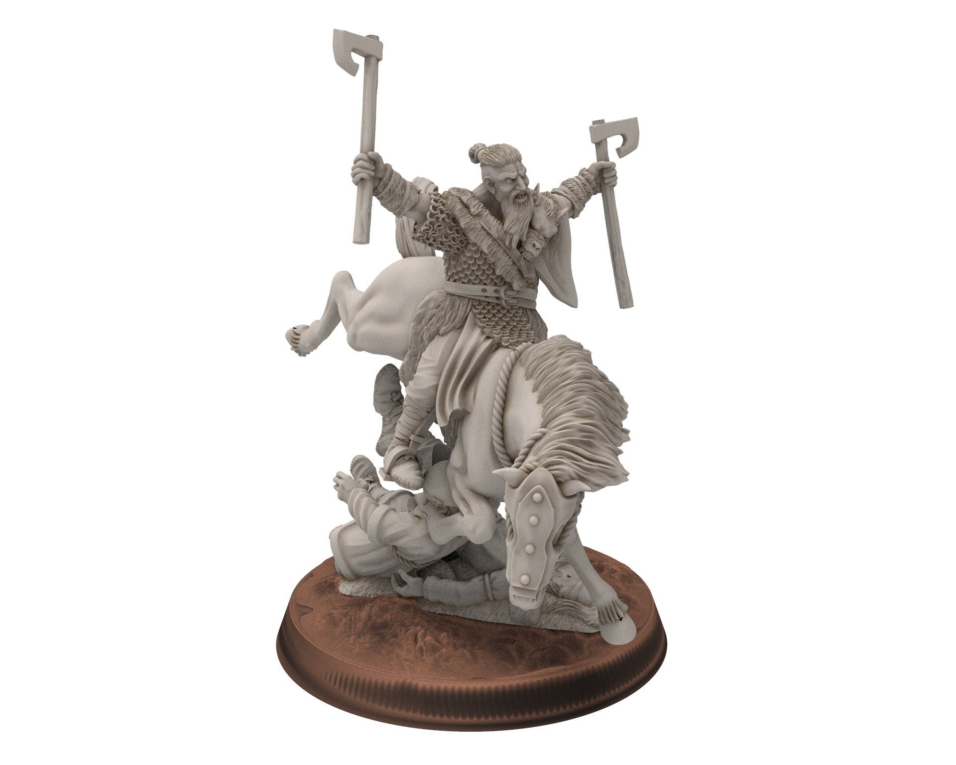 Wildmen - Wildmen west bundle army, Mountaign angry warriors warband, Middle rings miniatures for wargame D&D, Lotr... Khurzluk Miniatures