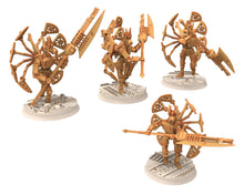 Load image into Gallery viewer, Cinan - Anubis - Chemou - Epiphi : Support, Battle Drone, space robot guardians of the Necropolis, modular posable miniatures
