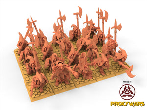 Cinan - Anubis - Chemou - Payni : Assault, Battle Drone, space robot guardians of the Necropolis, modular posable miniatures