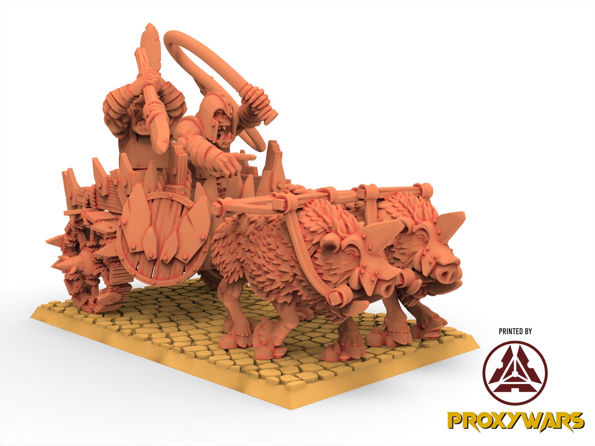 Orc & Goblin - Orc Chariot, utilisables pour Oldhammer, king of wars, 9th age