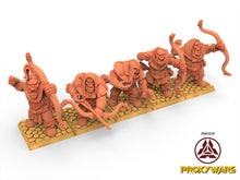 Load image into Gallery viewer, Cinan - Anubis - Chemou - Payni : Assault, Battle Drone, space robot guardians of the Necropolis, modular posable miniatures
