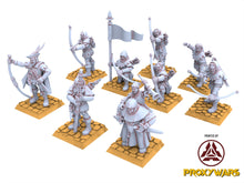 Load image into Gallery viewer, Arthurian Knights - Sherwood Archers &amp; Heroes, for Oldhammer, king of wars, 9th age, Highlands Miniatures
