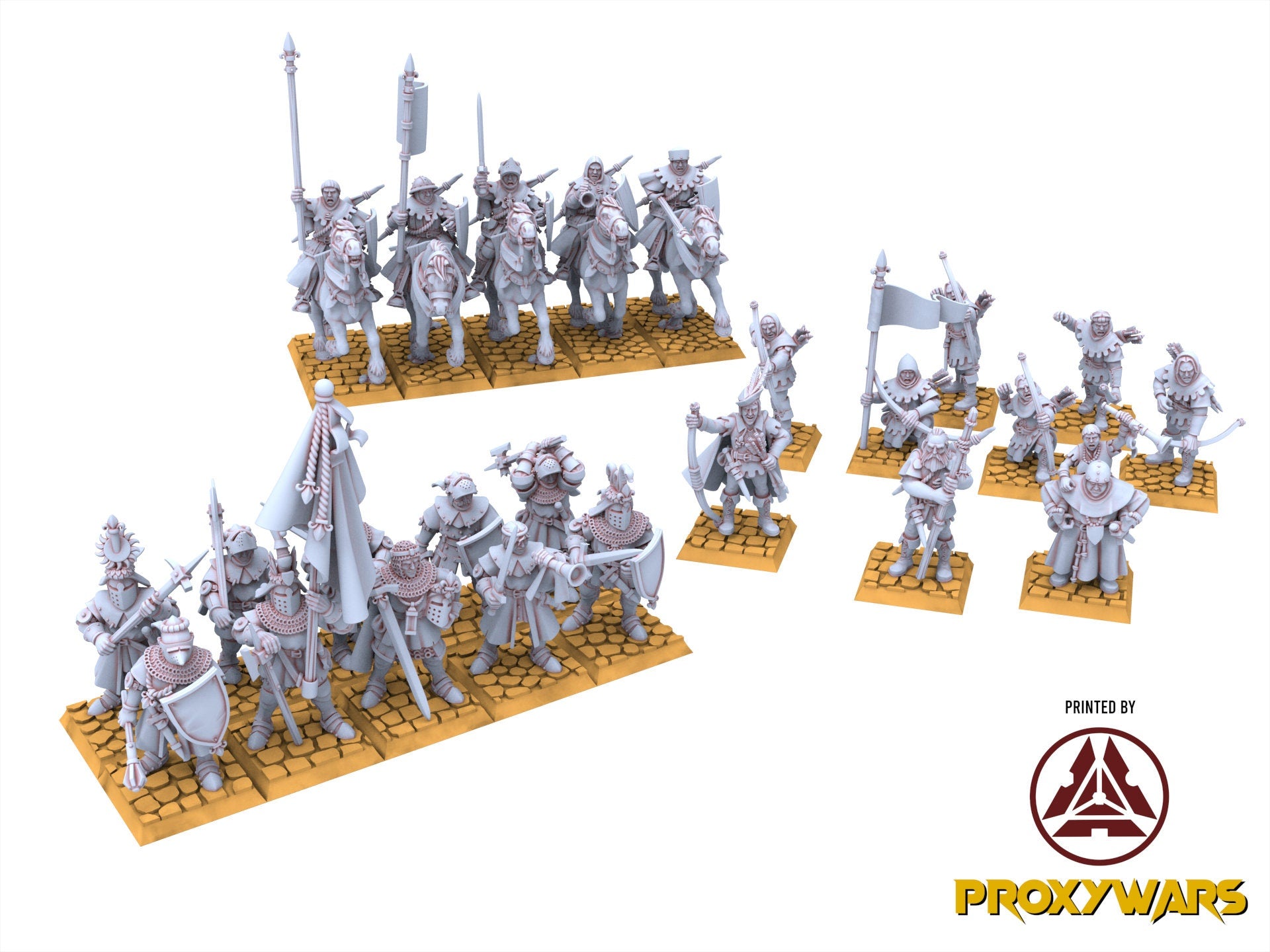 Arthurian Knights - Gallia Bundle V4, for Oldhammer, king of wars, 9th age