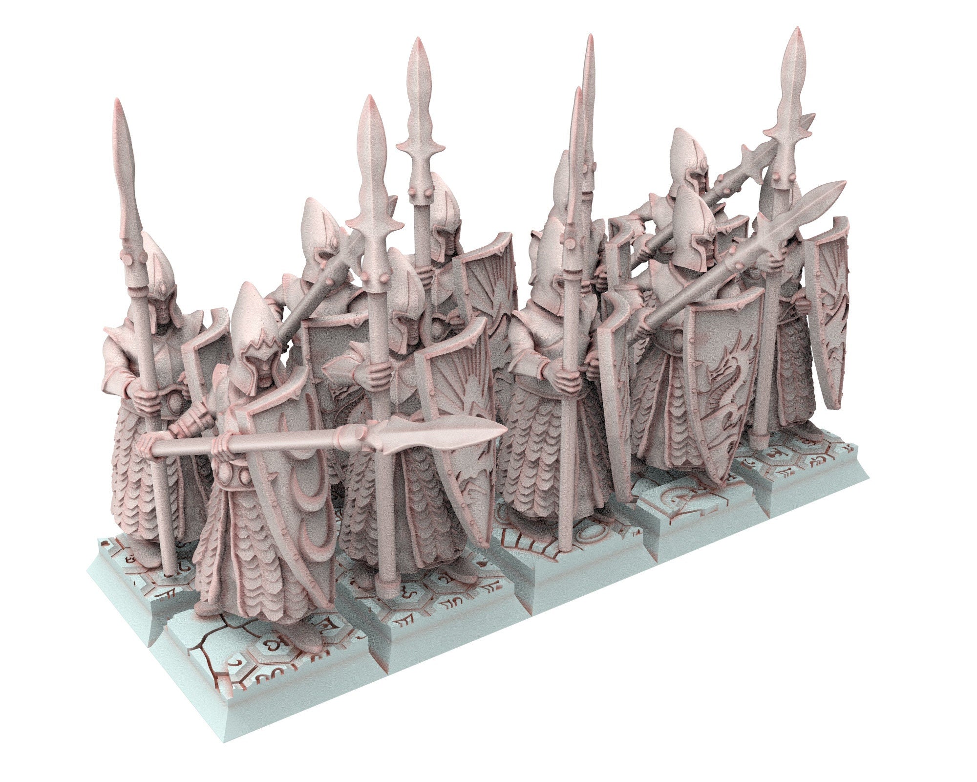 Hight Elves - 28mm Militia army Bundle, Fantasy elves, Insular Kingdom usable for 9th Age, Fantasy Battle, Oldhammer, King of war, D&D