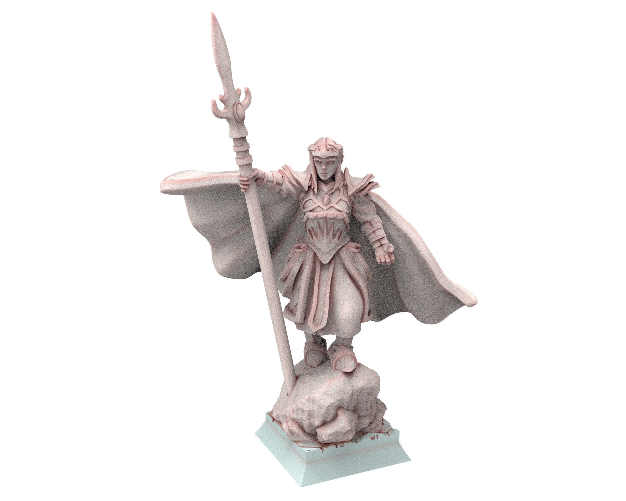 Hight Elves - 28mm Elven Magician of war V2, Fantasy elves, Insular Kingdom usable for 9th Age, Fantasy Battle, Oldhammer, King of war, D&D