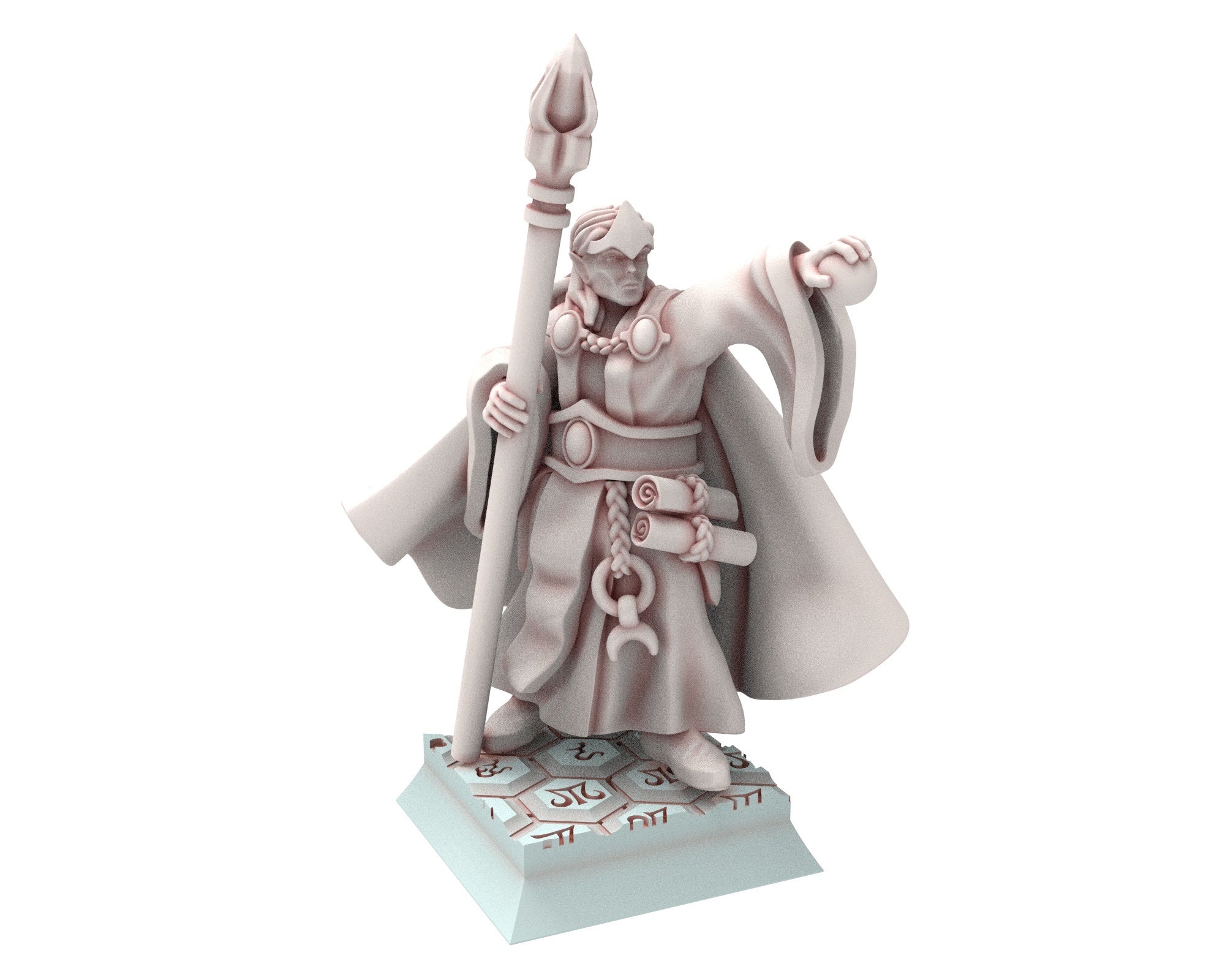 Hight Elves - 28mm Elven Princess of war V1, Fantasy elves, Insular Kingdom usable for 9th Age, Fantasy Battle, Oldhammer, King of war, D&D