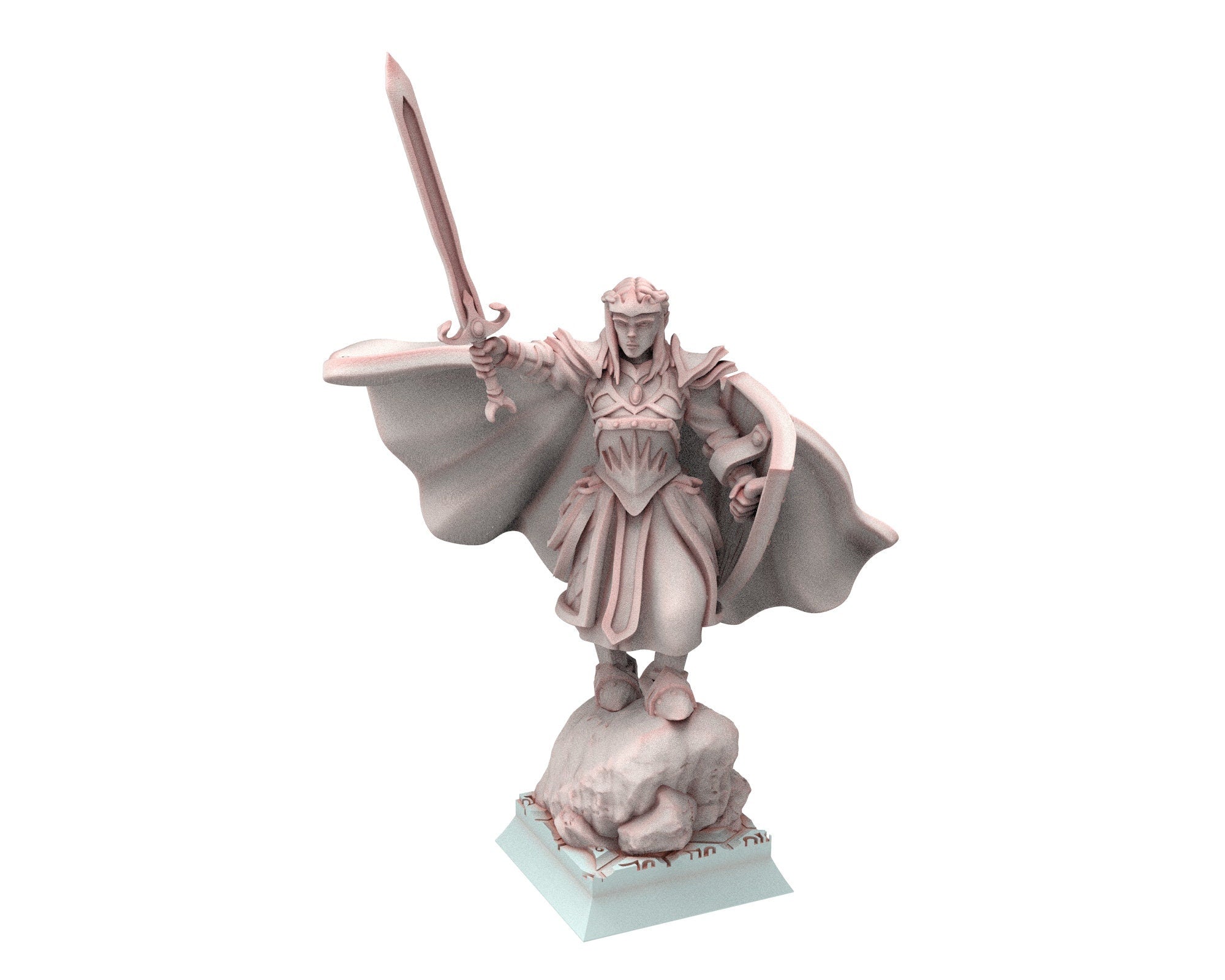 Hight Elves - 28mm Elven Magician of war V2, Fantasy elves, Insular Kingdom usable for 9th Age, Fantasy Battle, Oldhammer, King of war, D&D