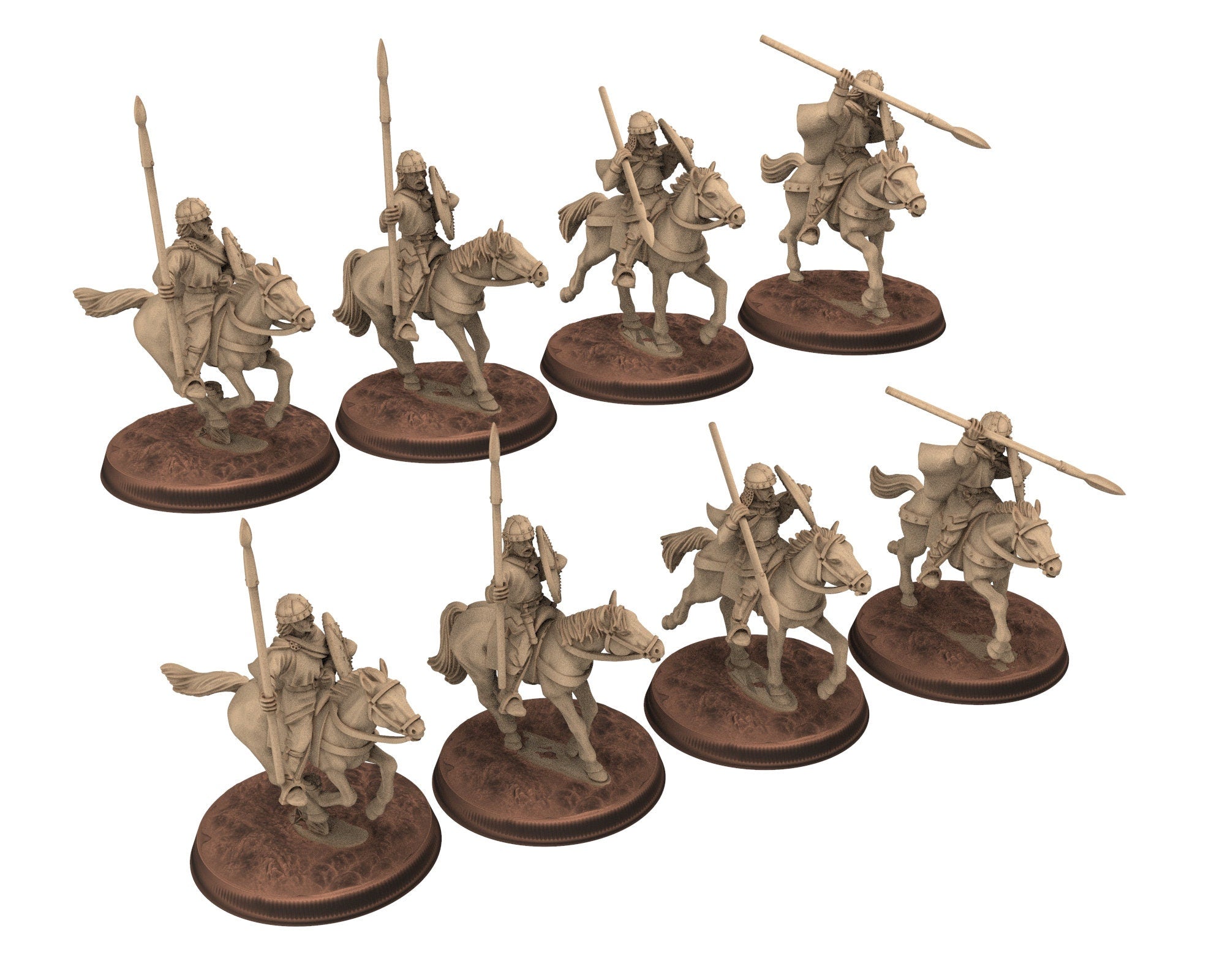 Dark Ages - Carolingian Cavalry Small Army bundle Cavalrymen Warriors Frank, Miniatures 28mm, Wargame Historical Saga... Medbury miniature