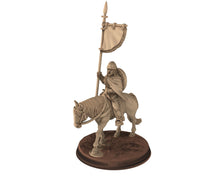 Load image into Gallery viewer, Dark Ages - Carolingian Cavalry with spears Lancers Cavalrymen Warriors Frank, Miniatures 28mm, Wargame Historical Saga... Medbury miniature
