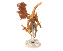 Load image into Gallery viewer, Shield Trackers, Cinan - Anubis - Peret - Mekhir : Line, Battle Drone, space robot guardians of the Necropolis, modular posable miniatures
