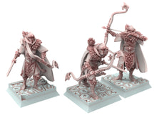 Load image into Gallery viewer, Hight Elves - 28mm High Elves Mage, Fantasy elves, Insular Kingdom usable for 9th Age, Fantasy Battle, Oldhammer, King of war, D&amp;D
