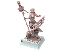 Load image into Gallery viewer, Hight Elves - 28mm High Elves Mage, Fantasy elves, Insular Kingdom usable for 9th Age, Fantasy Battle, Oldhammer, King of war, D&amp;D
