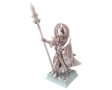 Load image into Gallery viewer, Hight Elves - 32mm Spearmen, Fantasy elves, Insular Kingdom usable for 9th Age, Fantasy Battle, Oldhammer, King of war, D&amp;D
