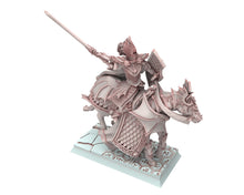 Load image into Gallery viewer, Hight Elves - 28mm Knights of Ryma, Fantasy elves, Insular Kingdom usable for 9th Age, Fantasy Battle, Oldhammer, King of war, D&amp;D
